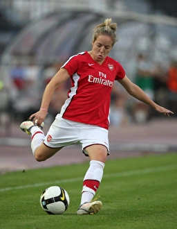 POAK Thessaloniki v Arsenal Ladies 2009-10 Collection: Gemma Davison (Arsenal)