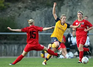 Arsenal Ladies V Neulengbach 2008-9 Prints: Gemma Davison (Arsenal) Daniela Tasch (Neulengbach)