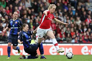 Arsenal Ladies V Sunderland WFC Prints: Gemma Davison (Arsenal) Stephanie Bannon (Sunderland)