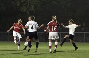 Arsenal Ladies v FC Zurich Frauen 2008-9 Collection: Gemma Davison scores Arsenals 1st goal