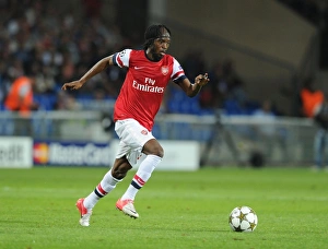 Gervinho in Action: Arsenal vs. Montpellier, UEFA Champions League 2012-13