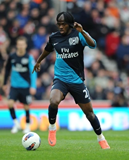 Stoke City V Arsenal 2011-12 Prints: Gervinho in Action: Arsenal vs. Stoke City, Premier League 2011-12