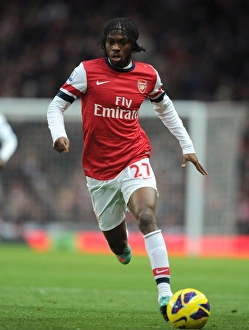 Arsenal V Swansea 2012-13 Prints: Gervinho in Action: Arsenal vs Swansea City, Premier League 2012-13