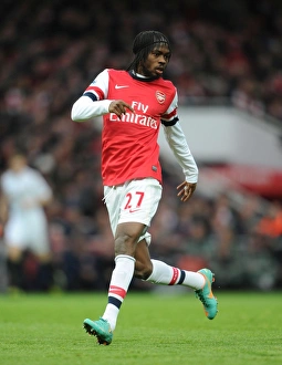 Arsenal V Swansea 2012-13 Prints: Gervinho in Action: Arsenal vs Swansea City, Premier League 2012-13