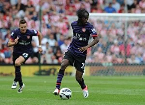 Images Dated 26th August 2012: Gervinho in Action: Stoke City vs. Arsenal, Premier League 2012-13