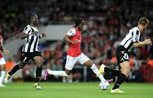 Gervinho (Arsenal) Emmanuel Agyemang-Badu and Joel Ekstrand (Udinese). Arsenal 1: 0 Udinese
