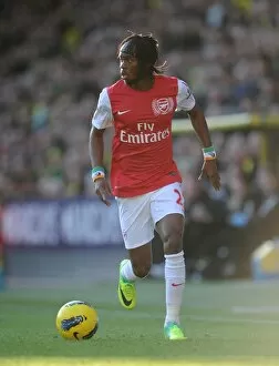 Images Dated 19th November 2011: Gervinho (Arsenal). Norwich City v Arsenal. Barclays Premier League. Carrow Road, 19 / 11 / 11