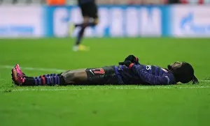 Bayern Munich V Arsenal 2012-13 Prints: Gervinho Faces Bayern Munchen in UEFA Champions League Showdown (2012-13)