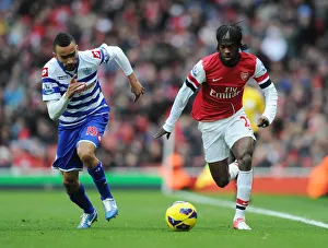 Gervinho Outmaneuvers Jose Bosingwa: Arsenal vs. Queens Park Rangers, 2012-13 Premier League