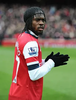 Gervinho Ready for Action: Arsenal vs. Reading, Premier League 2012-13