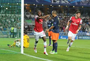 Gervinho Scores Arsenal's Second Goal vs Montpellier in 2012-13 UEFA Champions League