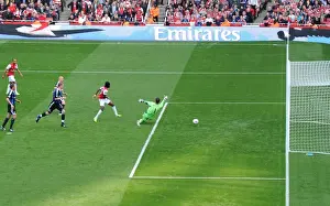 Arsenal V Stoke City 2011-2012 Prints: Gervinho Scores First Arsenal Goal: Arsenal's Triumph over Stoke City - 3-1 in the Premier League