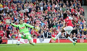Gervinho Scores First Goal: Arsenal's 3-1 Victory Over Stoke City in the Premier League, 23/10/11