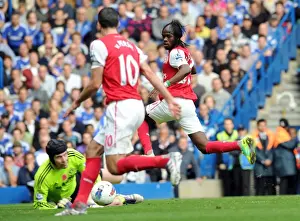 Chelsea V Arsenal 2011-12 Prints: Gervinho to Van Persie: Arsenal's Comeback at Stamford Bridge (5-3)