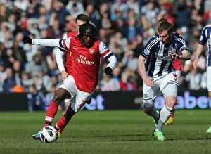 Gervinho vs. Chris Brunt: A Premier League Battle at The Hawthorns, 2012-13