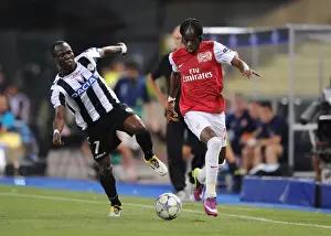 Gervinho vs. Emmanuel Badu: Battle in the UEFA Champions League Play-Offs (Udinese v Arsenal, 2011)
