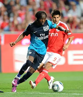 Benfica V Arsenal 2011-12 Prints: Gervinho vs. Nolito: Battle at Estadio da Luz - Benfica vs
