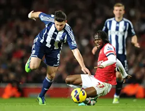 Gervinho vs. Shane Long: Battle for the Ball at Arsenal v West Bromwich Albion (2012-13)