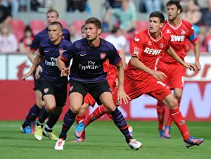 Cologne V Arsenal 2012-13 Prints: Gervinho vs. Strobl: Arsenal's Pre-Season Clash with FC Cologne (2012)