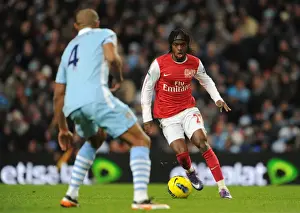 Manchester City V Arsenal 2011-12 Prints: Gervinho vs. Vincent Kompany: Clash of the Titans - Manchester City vs