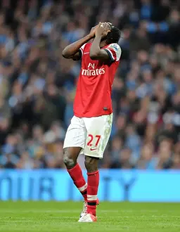 Manchester City V Arsenal 2012:13 Prints: Gervinho's Battle at Etihad: A 1-1 Draw in Manchester City vs