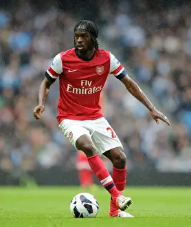 Manchester City V Arsenal 2012:13 Prints: Gervinho's Battle: Manchester City vs Arsenal - Premier League 2012/13 (1-1)