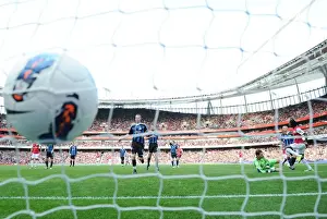 Arsenal V Stoke City 2011-2012 Prints: Gervinho's Debut Goal: Arsenal's Triumph over Stoke City - 3-1 in the Premier League