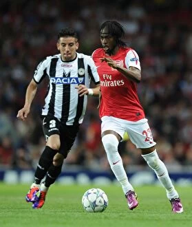 Arsenal v Udinese 2011-12 Collection: Gervinho's Electric Debut: Arsenal's Thrilling UEFA Champions League Victory Over Udinese (2011-12)