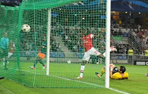 Gervinho's Game-Changing Goal: Arsenal's UEFA Champions League Victory Over Montpellier, 2012 - The Moment Gervinho Scores Past Jourden