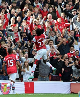 Arsenal V Chelsea 2012-13 Prints: Gervinho's Goal: Arsenal vs. Chelsea, Premier League 2012-13