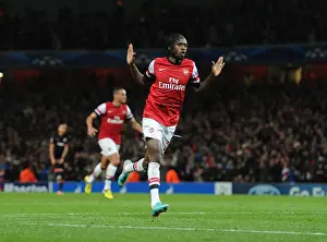 Arsenal V Olympiacos 2012-13 Prints: Gervinho's Goal: Arsenal vs. Olympiacos in the UEFA Champions League (2012)