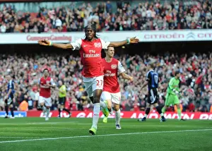 Arsenal V Stoke City 2011-2012 Prints: Gervinho's Strike: Arsenal's 3-1 Victory Over Stoke City, Premier League 2011-2012