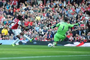 Arsenal V Stoke City 2011-2012 Prints: Gervinho's Stunner: Arsenal's 3-1 Victory Over Stoke City in the Premier League