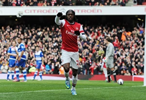 Arsenal V Reading 2012-13 Prints: Gervinho's Thriller: The Game-Winning Goal for Arsenal vs