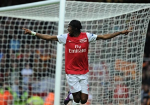 Arsenal V Wolverhampton Wanderers 2011-2012 Prints: Gervinho's Thrilling Goal: Arsenal vs