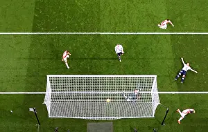 Arsenal V Tottenham Hotspur 2015-16 Prints: Gibbs Stuns Tottenham: Dramatic Last-Minute Winner for Arsenal in the 2015-16 Premier League Clash