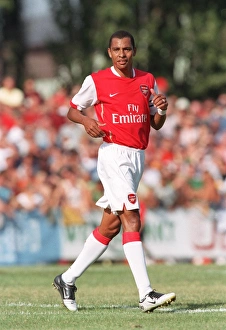 Schwadorf V Arsenal 2006-07 Prints: Gilberto in Action: Arsenal Pre-Season Training, Schwadorf, Austria, 2006