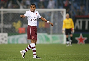 Steaua Bucharest v Arsenal 2007-08 Collection: Gilberto (Arsenal)