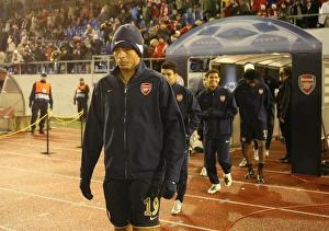 Slavia Prague v Arsenal 2007-8 Gallery: Gilberto (Arsenal)