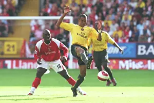 Gilberto (Arsenal) Jimmy-Floyd Hasselbaink (Charlton Athletic)