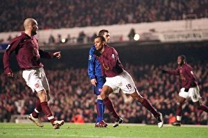 Arsenal v Middlesbrough 2005-6 Gallery: Gilberto celebrates scoring Arsenals 5th goal. Arsenal 7: 0 Middlesbrough