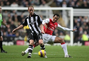 Newcastle United V Arsenal 2007-8 Prints: Gilberto vs. Butt: The Unforgettable Stalemate at St. James Park, 2007-08 Premier League