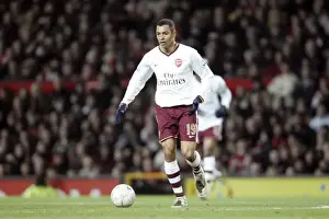 Manchester United V Arsenal FA Cup Prints: Gilberto's Defeat: Manchester United's 4-0 FA Cup Victory over Arsenal at Old Trafford (February 16)