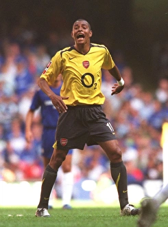 Gilberto's Determined Moment: Arsenal vs. Chelsea, FA Community Shield 2005
