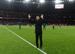 Arsenal V Dinamo Zagreb 2015-16 Prints: Gilberto's Emotional Return: Arsenal FC Reunites with Legendary Midfielder during Champions League Match vs
