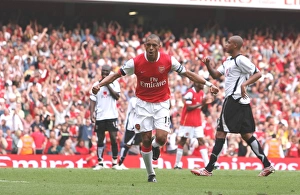 Arsenal V Fulham 2006-07 Prints: Gilberto's Game-Winning Goal: Arsenal 3-1 Fulham