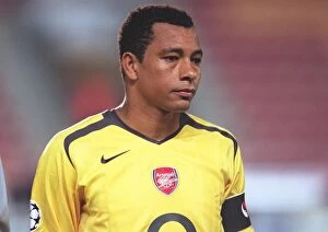 Images Dated 19th October 2005: Gilberto's Glory: Arsenal's 0:2 Victory Over Sparta Prague in the UEFA Champions League