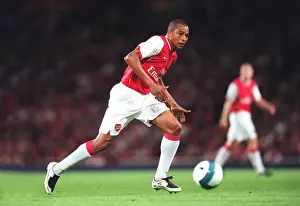 Arsenal V Sparta Prague 2007-08 Prints: Gilberto's Glory: Arsenal's 3-0 Crush of Sparta Prague in Champions League