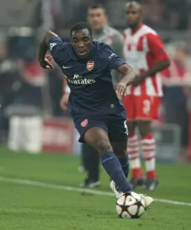 Images Dated 9th December 2009: Gilles Sunu (Arsenal). Olympiacos 1: 0 Arsenal, UEFA Champions League, Group H