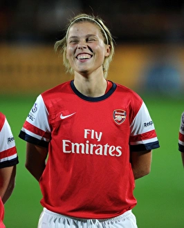 Arsenal Ladies V Birmingham City - WSL League Cup Final 2012-13 Prints: Gilly Flaherty in Action: Arsenal Ladies vs